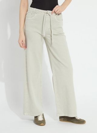 Lyss&eacute; Nellie Drawstring Wide Leg Denim
