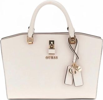 Guess Queensland Handbag - Dames - Handtassen - Wit - ONE Size - Leer - Tassen