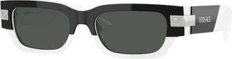 Versace Authentieke Bril met Topkwaliteit - unisex - Zonnebrillen - Zwart - 53 MM - Accessoires