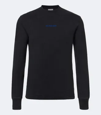 Balenciaga Logo cotton jersey T-shirt