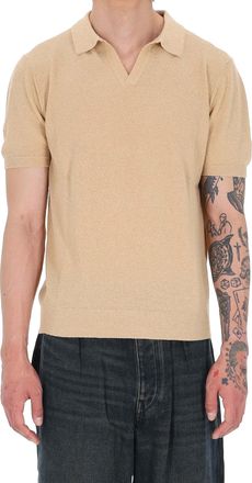 Drumohr Light Cotton Toweling Polo Shirt