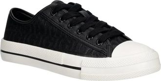 Guess Carey 3 Sneakers - Dames - Sneakers - Zwart - 41 EU - Katoen - Schoenen