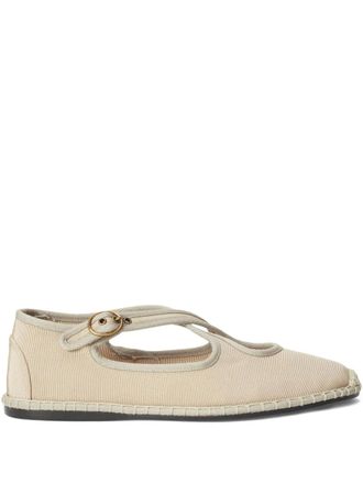 Polo Ralph Lauren crisscross buckled espadrille - Neutrals