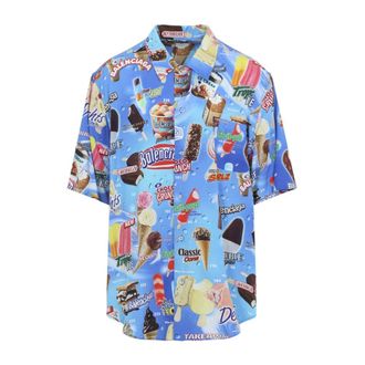 Balenciaga Short Sleeve Shirts, male, Multicolor, L, Sweet Treat Short Sleeve Minimal Shirt
