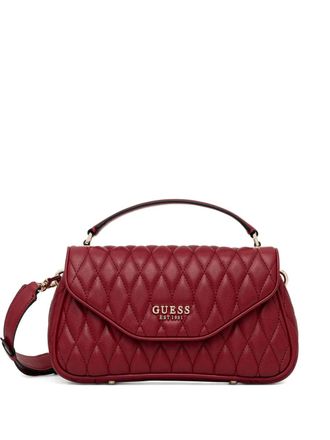 Guess Co Valla quilted tote bag - women - Polyurethane - One Size - Red