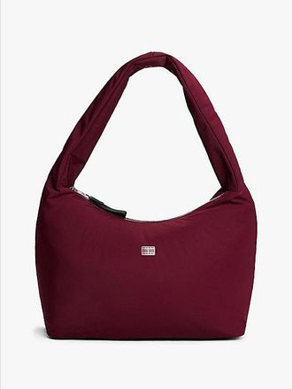 Tommy Hilfiger Bolso hobo acolchado con logo