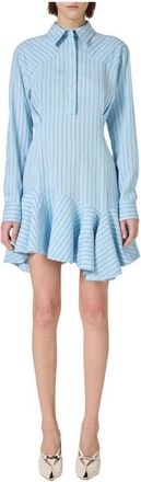 Iceberg Pinstripe Shirt Dress - Dames - Shirt Kleedjes - Blauw - S - Kleedjes