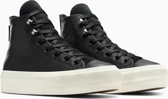 Converse Sneakers in leer All Star Lift Hi Counter Climate