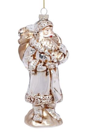 Mark Roberts Vintage Santa Ornament, Set of 6 in White at Nordstrom