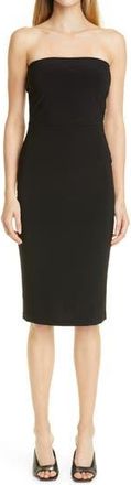 Norma Kamali Strapless Sheath Dress in Black at Nordstrom Rack, Size Small