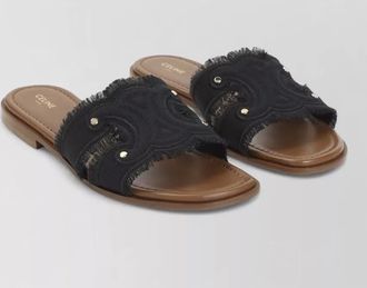 Celine fringed mules
