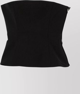 Jean Paul Gaultier strapless top featuring peplum hem