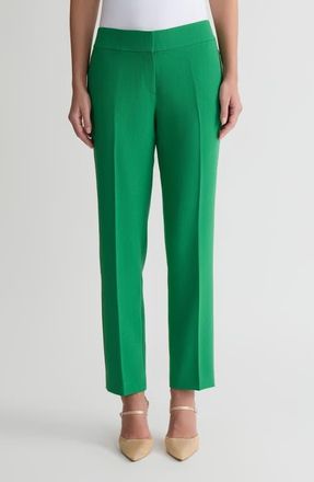 Kasper Ava Straight Leg Pants in Lush Green at Nordstrom, Size 18