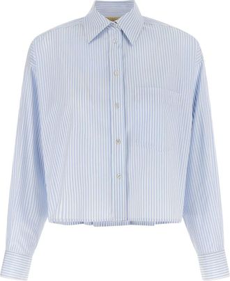 Max Mara Shirts, female, Blue, XS, WkdEden Cotton Poplin Shirt