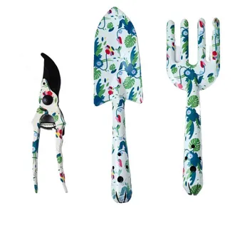 OEM Set Di 3 Attrezzi Da Giardino Ergonomici Con Manico Per Fiori, Comprensivi Di Attrezzi Manuali