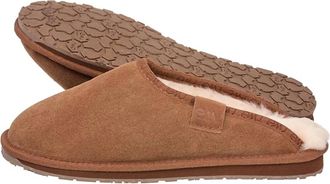 Emu Womens Buckingham Slipper In Chestnut
