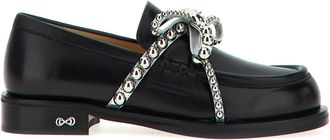 Mach & Mach Leather Slip-On Womens Loafers