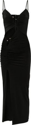Nissa cut-out midi dress - women - Polyester/Spandex/Elastane - 36 - Black