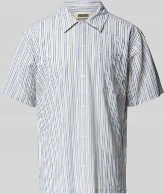 Woodbird Regular Fit Freizeithemd mit Brusttasche in Hellblau, Gr&ouml;&szlig;e M