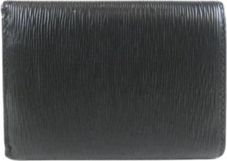 Prada Pre-owned Vitello Move Tri Wallet - Dames - Vintage Accessoires - Zwart - ONE Size - Leer - Vintage