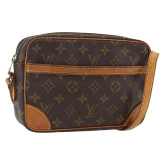 Louis Vuitton Borsa a tracolla Pre-owned in tela - - Pre-owned - Donna - Marrone - ONE SIZE