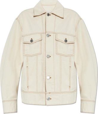 Ami Dames, Jassen, Beige, Maat: L Katoen