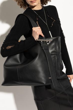 Alexander McQueen Bag T-Bar Sling, Womens, Black