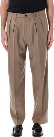 Nine In The Morning Kai Pleated Front Flap Pocket Straight-Leg Casual Pants