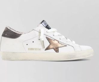 Golden Goose leather super-star low-top sneakers