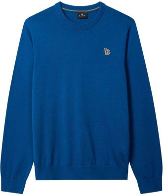Paul Smith Baumwollpullover mit Zebra-Logo