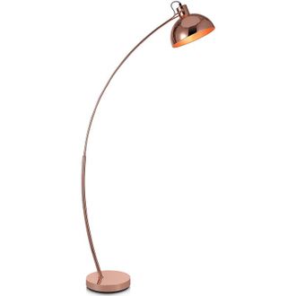 Teamson Home Lampada da Terra led Oro Moderna Ricurva Teamson Home Arco VN-L00025-EU