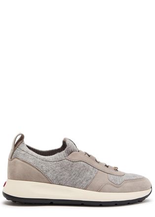 Tod's Sportiva 79K Panelled Knit Sneakers - Grey - 40 (IT40/ UK7)