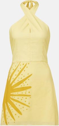 Cala de la Cruz Veneta printed cotton minidress