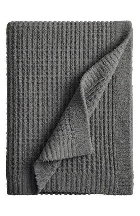 Sunday Citizen Snug Waffle Knit Throw in Granite at Nordstrom