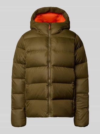 Peak Performance Daunenjacke mit Label-Stitching Modell FROST DOWN in Khaki, Gr&ouml;&szlig;e S