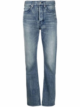 AMBUSH straight-leg washed jeans - Blue