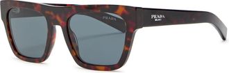 Prada Flattop Square-frame Sunglasses - Brown Havana - One Size