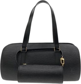 Louis Vuitton Pre-owned Handbags, female, Black, Size: ONE SIZE Pre-owned Soufflot Handbag