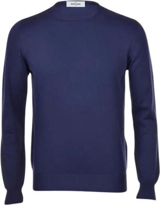 Gran Sasso Heren, Truien, Blauw, Maat: 3XL Katoen