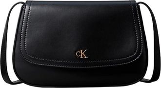 Calvin Klein Womens Ck Flap Camera Bag LV04F3421G Crossover, BLACK (Black), One Size