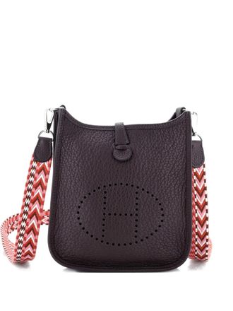 Herm&egrave;s Evelyne Bag Gen III Clemence TPM crossbody bag - Red