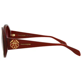 Alexander McQueen AM0285S30009390005 Sunglasses - Burgundy