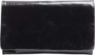 Abro Clutch - Dames - Portefeuilles - Zwart - ONE Size - Leer - Accessoires
