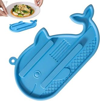 No Brand Alfombrilla De Silicona Para Escurrir - Soporte Para Cucharas De Encimera - Almacenamiento De Cocina - Bandeja De Escurrido Resistente Al Calor - 20 X