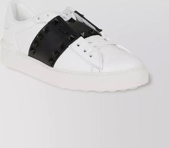 Valentino Garavani leather rockstud untitled sneakers