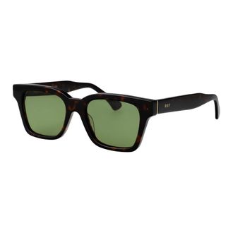 Retro Superfuture Sunglasses, female, Green, 52 MM, America 3627 Sunglasses
