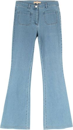Michael Kors Blue Flared Jeans Size 27/69