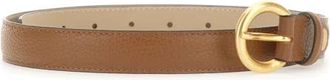 Gianni Chiarini Leren Riem met Vulling - Dames - Riemen - Bruin - ONE Size - Leer - Accessoires