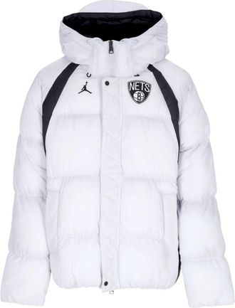 Nike Jordan NBA Courtside Statement Fill Jacket - Heren - Ski Jassen - Wit - XL - Polyester - Fitness