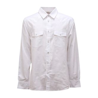 Paolo Pecora Heren, Overhemden, Wit, Maat: 2XL Katoen